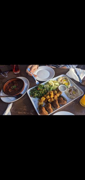 Mixed mezze at Mount Lebanon in Sheffield