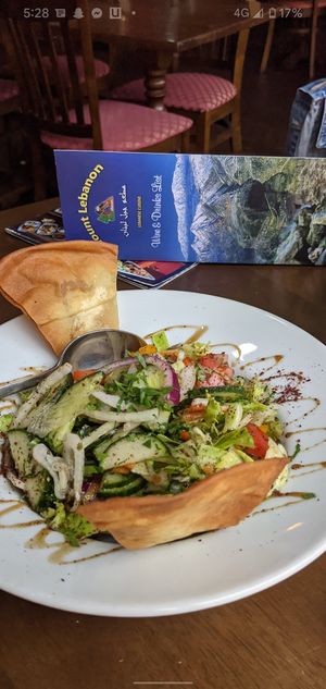 Salad at Mount Lebanon in Sheffield