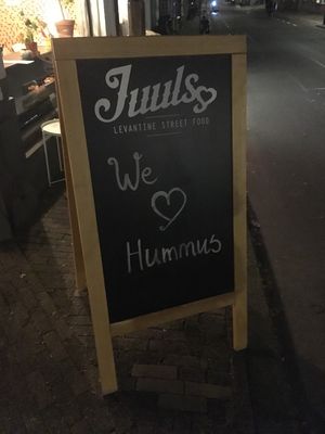 Me too, Juuls. Me too ❤️  at Juuls Hummus in Utrecht