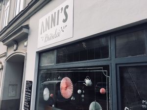 Our new decorations. at Anni's Bröselei in Vienna