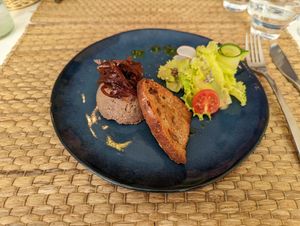 Faux gras at La Part du Colibri in Crest