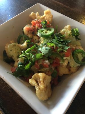 Cauliflower Nachos at Back Bay Tavern in Newport Beach