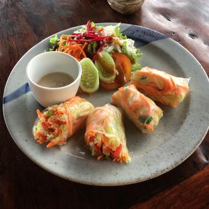 Raw Summer rall at Dragonfly Cafe in Ubud