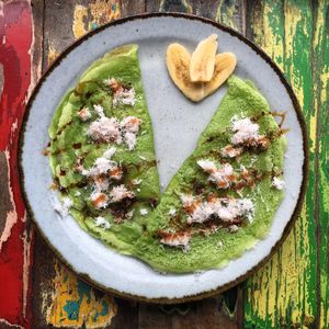 GF vegan pancake at Dragonfly Cafe in Ubud