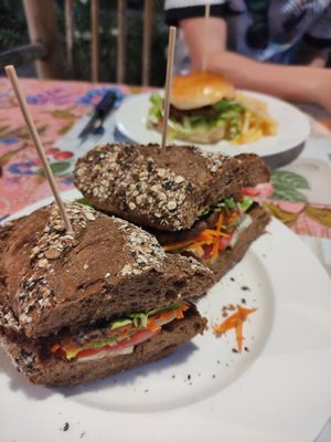 Vegan baguette at Homemade Burgers and Sandwiches in Koh Samui