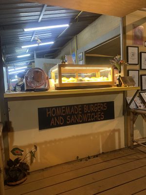 Sign  at Homemade Burgers and Sandwiches in Koh Samui