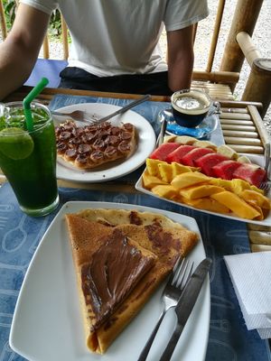 Crepe with Nutella at Homemade Burgers and Sandwiches in Koh Samui