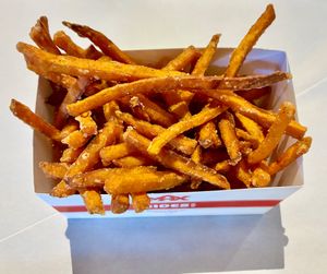 Sweet potato fries  at MAX in Wroclaw