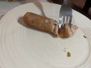 Mushroom sausage   at Ming Zhen in Chiang Mai