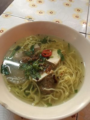  Egan egg noodle soup at Ming Zhen in Chiang Mai