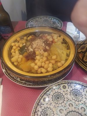 Cous cous de verduras at Al-Zahra in Ronda