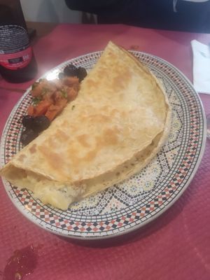 Crêpe chaouen at Al-Zahra in Ronda