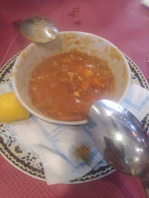 Harira (casi terminada) at Al-Zahra in Ronda