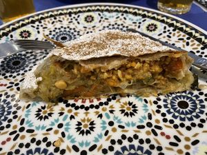 Vegan pastry  at Al-Zahra in Ronda