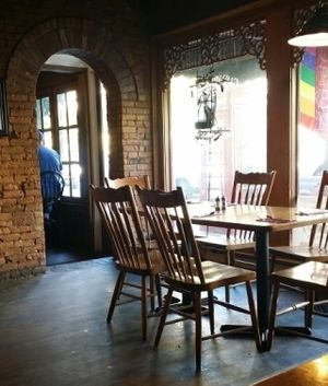 near front  at Rooster Fish Brewing Pub in Watkins Glen