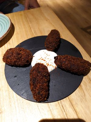 Croquetas de setas at Alive in Barcelona