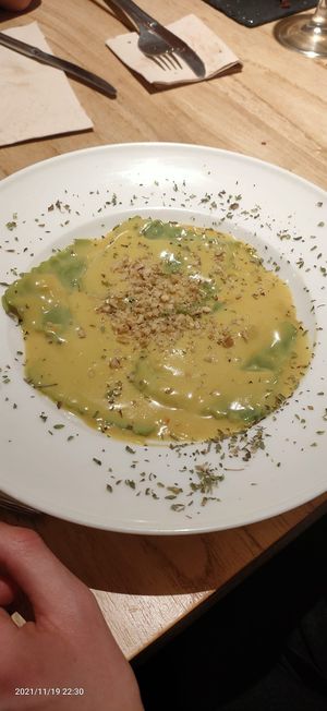 Raviolis at Alive in Barcelona