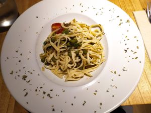 Pasta de la huerta at Alive in Barcelona