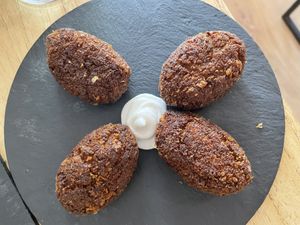 Vegan Mushrooms croquetes 😍  at Alive in Barcelona