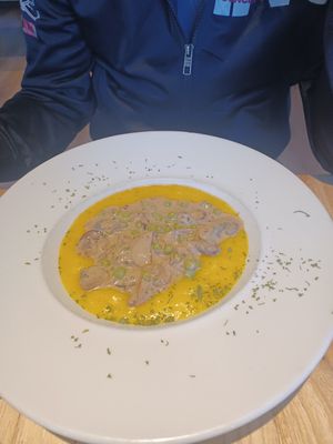 Parmentier de calabaza at Alive in Barcelona