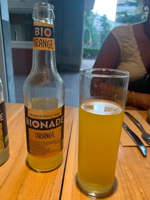 "Cloudy" Orange Lemonade at Alive in Barcelona