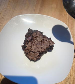 Brownie - very tasty! at Alive in Barcelona