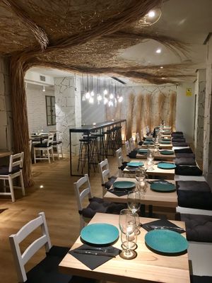 Alive Restaurant waiting for us! at Alive in Barcelona