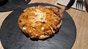 Quiche of smoked tofu at Alive in Barcelona