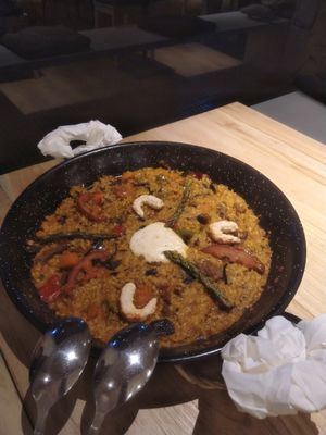 Paella at Alive in Barcelona