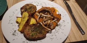 Vegan fricandó at Alive in Barcelona