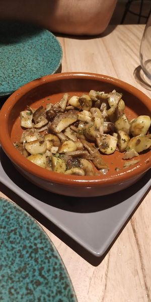Mushroom plate at Alive in Barcelona
