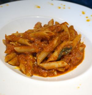 Pasta at Alive in Barcelona