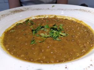 Lentil curry at Alive in Barcelona