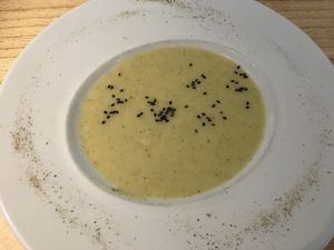 Vegetable soup at Alive in Barcelona