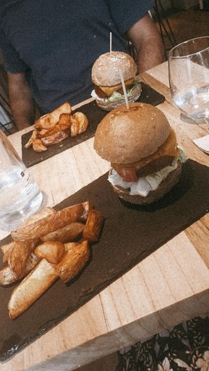 Beyond meat burguer at Alive in Barcelona