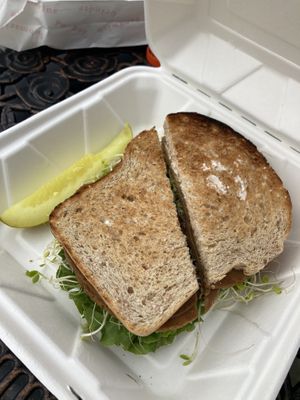 VLT sandwich  at Glen Mountain Market in Watkins Glen