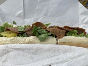 Vegan hoagie  at Glen Mountain Market in Watkins Glen