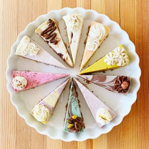 Rawdacious Cheesecake (V+GF) at Tiny Moreso in Portland