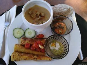 Salty stuff from the buffet brunch at V-mOnd in Thun