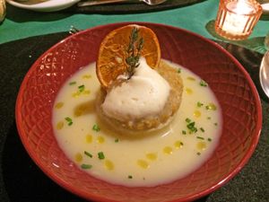 Celery soup at V-mOnd in Thun