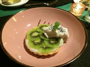 Kiwi tart at V-mOnd in Thun
