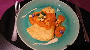 Yummy crepes are available on a full moon day at V-mOnd in Thun