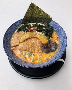 Vegan Creamy Ramen ❤️ at Hinodeya Ramen in San Francisco