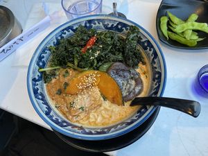 Normal creamy vegan ramen at Hinodeya Ramen in San Francisco