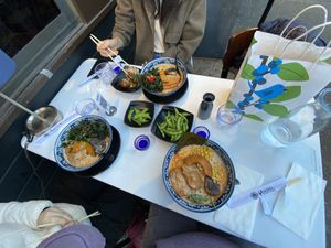 Outside seating was nice at Hinodeya Ramen in San Francisco