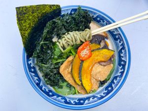 Creamy Vegan Ramen   at Hinodeya Ramen in San Francisco