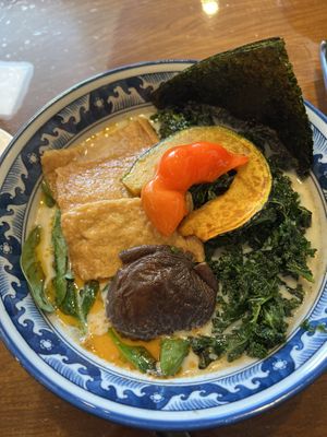 Cream vegan ramen   at Hinodeya Ramen in San Francisco