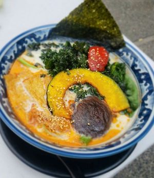 Creamy Vegan Ramen at Hinodeya Ramen in San Francisco