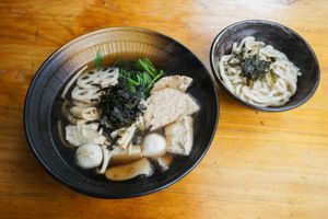noodles at Xiǎng Shū ZhíRén 饗蔬職人 - VegesM - West District in Taichung