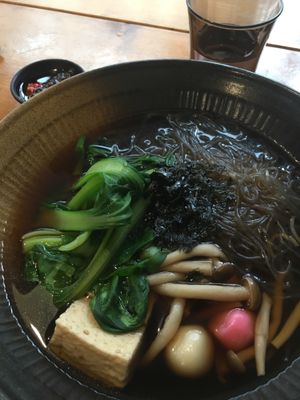 Bok Choi, Tofu, Mushroom and Dumpling Soup.  at Xiǎng Shū ZhíRén 饗蔬職人- VegesM - North District - Maybe closed in Taichung